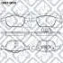 Q0930039 КОЛОДКИ ТОРМОЗОВ ПЕРЕДН MAZDA 3 BK/CR 02-/FORD FOCU Q-FIX підбір по vin на Brocar