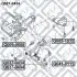 Q0370434 ВАЖІЛЬ ПЕРЕДН НИЖН L NISSAN X-TRAIL T30 2001-2013 Q-FIX підбір по vin на Brocar