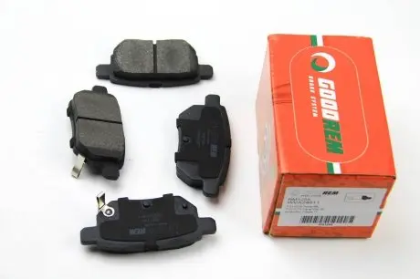 RM1255 Гальмівні колодки зад. Toyota Corolla/Yaris 05- GOODREM підбір по vin на Brocar