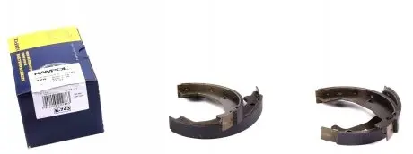K743 Колодки ручника BMW 1 (F20/E82)/3 (F30/E90/E93/E46) 98- (160x20) KAMPOL підбір по vin на Brocar