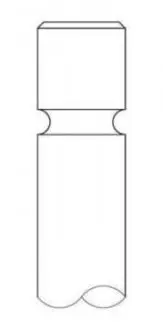 3134036 Клапан EX Smart M160 0.6 0.7 benz. 25x6x89,5 INTERVALVES подбор по vin на Brocar