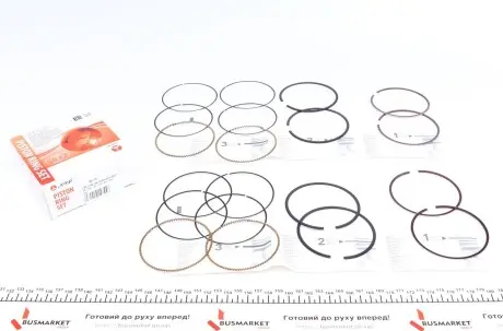 PRCHE493549025SET Кольца поршневые Chevrolet Lacetti 1.8 LDA (+0.25/80,75mm) (1.2x1.2x2.0) (к-кт 4 цилиндра) PARADOWSCY AMP подбор по vin на Brocar