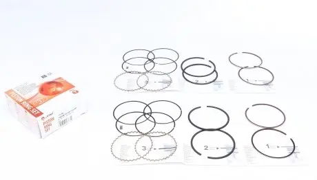 PRDAE493548050SET Кільця поршневі Daewoo Lanos/Nexia 1.5 8V 90- (+0,50/77.00mm) (1.5x1.5x3.0) (к-кт 4 циліндра) PARADOWSCY AMP підбір по vin на Brocar