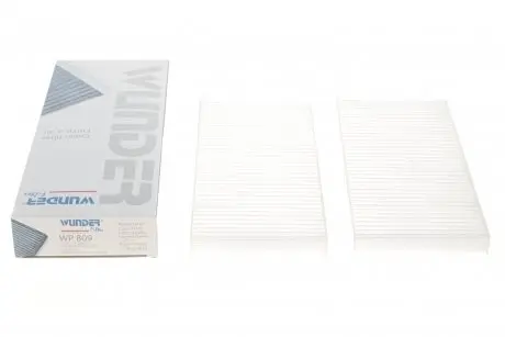 WP809 Фильтр салона Renault Kangoo 08-/ Master 10- (к-кт 2шт) WUNDER FILTER подбор по vin на Brocar