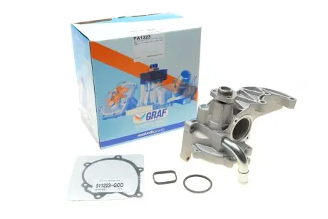 PA1223 Помпа воды Chevrolet Captiva 2.2D 11-/Cruze 2.0CDI 09-/Opel Antara 2.2CDTi 10-15 (R/B) (10 лоп.) GRAF подбор по vin на Brocar