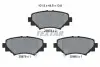 2587801 Колодки тормозные (задние) Mazda 3 13- (101.5x44.5x13.8) TEXTAR підбір по vin на Brocar