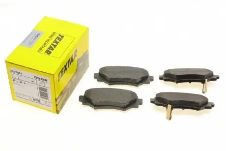 2587801 Колодки тормозные (задние) Mazda 3 13- (101.5x44.5x13.8) TEXTAR подбор по vin на Brocar