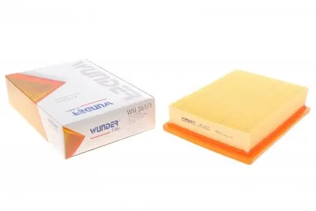 WH3611 Фільтр повітряний Chevrolet Aveo (T300) 11- (з поролоном) WUNDER FILTER підбір по vin на Brocar