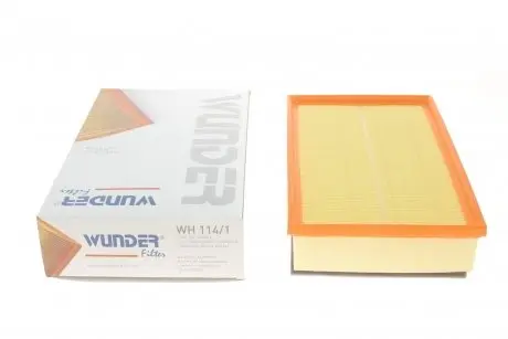 WH1141 Фильтр воздушный VW T5 (с поролоном) WUNDER FILTER підбір по vin на Brocar