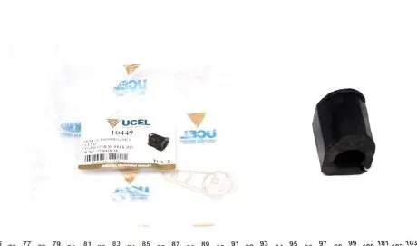 10449 Втулка стабілізатора (переднього) Renault Megane/Scenic I 1.8/1.9DTi 96- (d=23mm) UCEL підбір по vin на Brocar