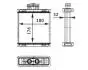 AH75000P NAGRZEWNICA VW POLO/SKODA FABI MAHLE / KNECHT підбір по vin на Brocar