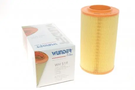 WH519 Фільтр повітряний Fiat Ducato 2.2/2.3/3.0 JTD/HDI 06- WUNDER FILTER підбір по vin на Brocar