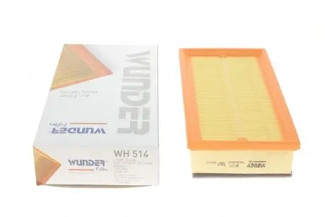 WH514 Фильтр воздушный Fiat Scudo/Citroen Jumpy/Peugeot Expert 1.6JTD/HDi 07- WUNDER FILTER подбор по vin на Brocar