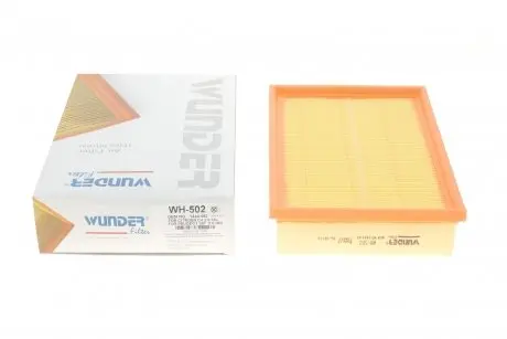 WH502 Фильтр воздушный Peugeot 307 1.4-2.0 00-09 WUNDER FILTER підбір по vin на Brocar