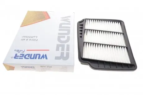 WH350 Фільтр повітряний Chevrolet Lacetti/Daewoo Nubira 1.4-1.8 03- WUNDER FILTER підбір по vin на Brocar