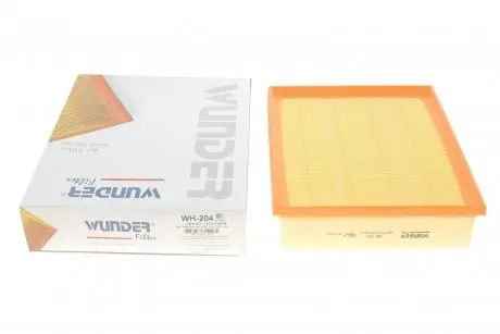 WH204 Фильтр воздушный BMW 5 (E34/E39)/ 7 (E32/E38)/ X5 (E53) WUNDER FILTER підбір по vin на Brocar