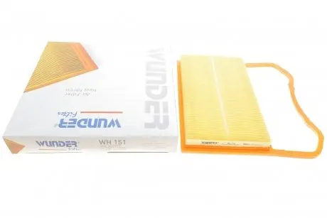 WH151 Фильтр воздушный VW Polo/Skoda Fabia 1.0/1.2TSI/1.8GTI 14- WUNDER FILTER подбор по vin на Brocar