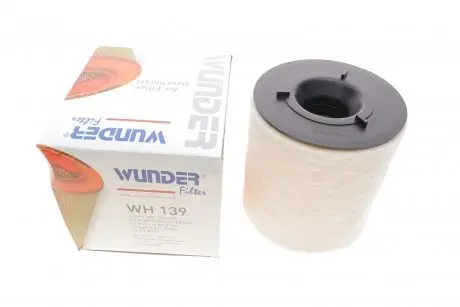 WH139 Фільтр повітряний Seat Ibiza 09-/ Skoda Fabia 10-14/Rapid 12-/VW Polo 09- WUNDER FILTER підбір по vin на Brocar