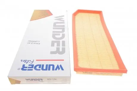 WH136 Фільтр повітряний VW Golf 2.0TFSI 04-09/Jetta/Passat 05-11 WUNDER FILTER підбір по vin на Brocar