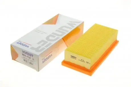 WH118 Фільтр повітряний VW Passat/Golf/Jetta 1.5-1.8 74-93 WUNDER FILTER підбір по vin на Brocar