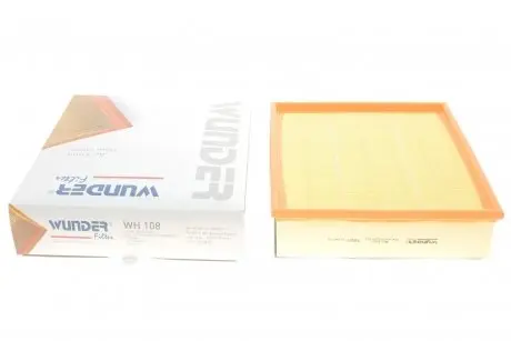 WH108 Фільтр повітряний MB Sprinter/VW LT 96-06 (з поролоном) WUNDER FILTER підбір по vin на Brocar