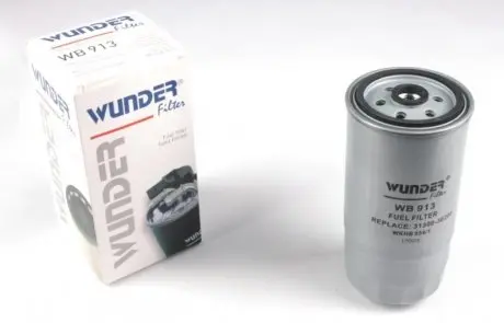 WB913 Фильтр топливный Fiat Punto 1.9 JTD 00-12 WUNDER FILTER підбір по vin на Brocar