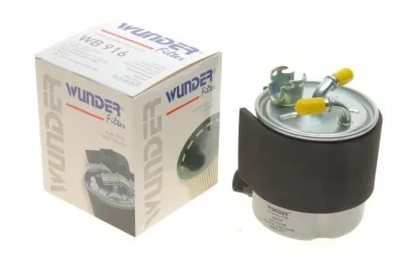 WB916 Фильтр топливный Nissan Qashqai/X-Trail 1.5/2.0dci 07- WUNDER FILTER подбор по vin на Brocar
