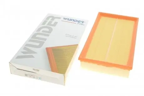 WH100 Фільтр повітряний VW Golf 1.6/1.8/1.9SDI/1.9TDI/2.0-16V 97- WUNDER FILTER підбір по vin на Brocar