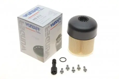 WB813 Фильтр топливный Renault Kangoo/Dokker/Duster/Logan 1.5dci 10- WUNDER FILTER подбор по vin на Brocar
