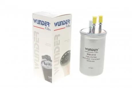 WB810 Фільтр паливний Renault Logan/Dacia Duster 1.5dci 05- WUNDER FILTER підбір по vin на Brocar