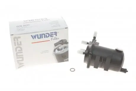 WB800 Фильтр топливный Renault Kangoo 1.5DCI (под датчик воды) WUNDER FILTER підбір по vin на Brocar