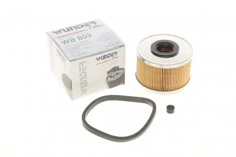 WB803 Фільтр паливний Renault Kangoo 1.9DTI WUNDER FILTER підбір по vin на Brocar