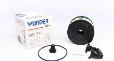 WB724 Фильтр топливный MB OM654 / Sprinter OM 651 18- WUNDER FILTER подбор по vin на Brocar