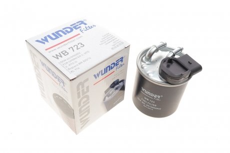WB723 Фільтр паливний MB Sprinter 906 2.2CDI OM651 (з датчиком) WUNDER FILTER підбір по vin на Brocar