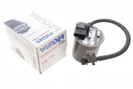 WB720 Фильтр топливный MB Sprinter/Vito OM642/646/651 WUNDER FILTER підбір по vin на Brocar
