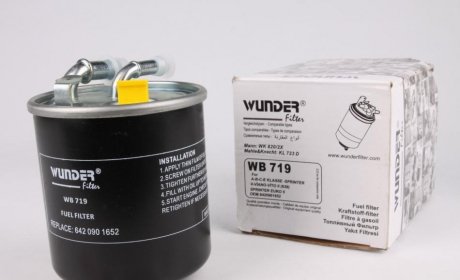 WB719 Фільтр паливний MB Sprinter 906/Vito (W639) 10- WUNDER FILTER підбір по vin на Brocar