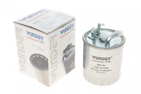 WB704 Фільтр паливний MB Sprinter/Vito CDI WUNDER FILTER підбір по vin на Brocar