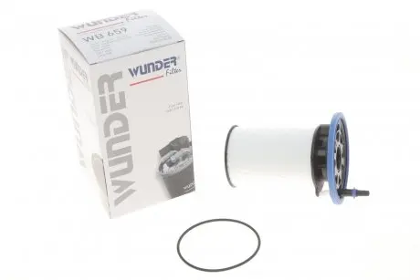 WB659 Фильтр топливный Fiat Doblo 1.3-2.0JTD 11- WUNDER FILTER подбор по vin на Brocar
