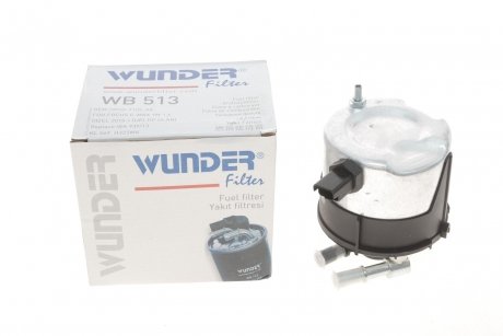 WB513 Фильтр топливный Ford Fiesta/Focus 1.6TDCI 03- WUNDER FILTER подбор по vin на Brocar