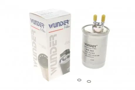 WB504 Фільтр паливний Ford Connect 1.8Di/TDCi (55kw) 02- (під клапан) WUNDER FILTER підбір по vin на Brocar