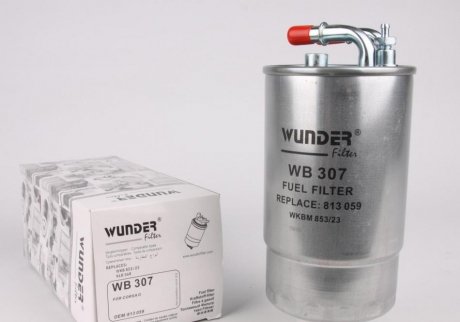 WB307 Фильтр топливный Opel Corsa D 1.3CDTI 06- WUNDER FILTER підбір по vin на Brocar