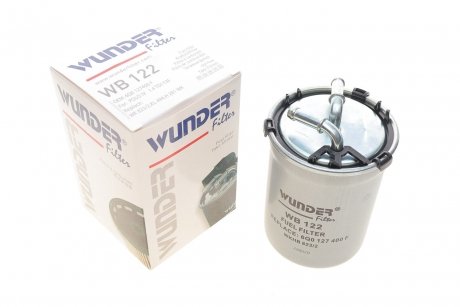 WB122 Фильтр топливный Skoda Fabia/Roomster/VW Polo 1.4/1.6TDI 05- WUNDER FILTER підбір по vin на Brocar
