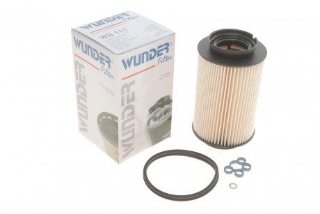 WB111 Фільтр паливний VW Caddy 1.9TDI-2.0SDI (5 болтів) WUNDER FILTER підбір по vin на Brocar