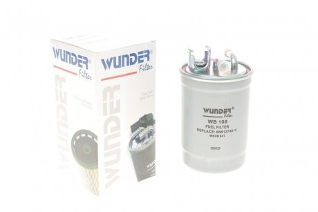 WB108 Фильтр топливный VW Caddy 1.9SDI/TDI -03 WUNDER FILTER підбір по vin на Brocar