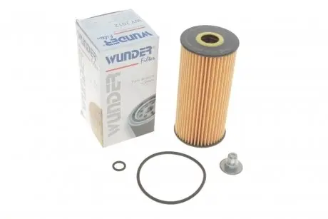 WY2012 Фільтр масляний Hyundai Santa Fe/Kia Sorento 2.0/2.2 CRDi 09- WUNDER FILTER підбір по vin на Brocar