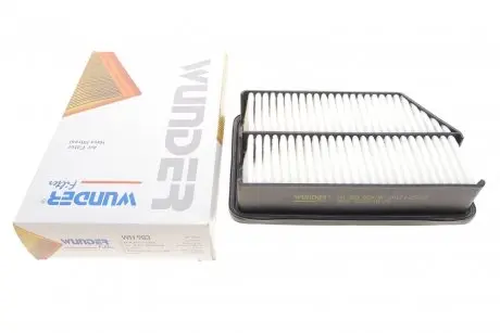 WH983 Фільтр повітряний Hyundai Tucson 2.0/2.4 09-/Kia Sportage 1.6-2.0 10- WUNDER FILTER підбір по vin на Brocar
