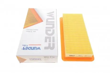 WH916 Фильтр воздушный Hyundai Getz 1.1i-1.6i 02-10 WUNDER FILTER подбор по vin на Brocar