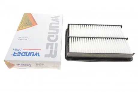 WH909 Фильтр воздушный Hyundai Tucson/ Kia Cerato/Sportage 04- WUNDER FILTER подбор по vin на Brocar