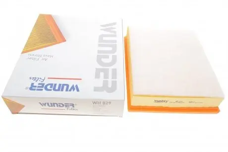 WH829 Фильтр воздушный Renault Laguna III 07- (с поролоном) WUNDER FILTER підбір по vin на Brocar