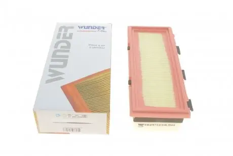 WH805 Фільтр повітряний Renault Kangoo 1.9D (на защёлках) WUNDER FILTER підбір по vin на Brocar